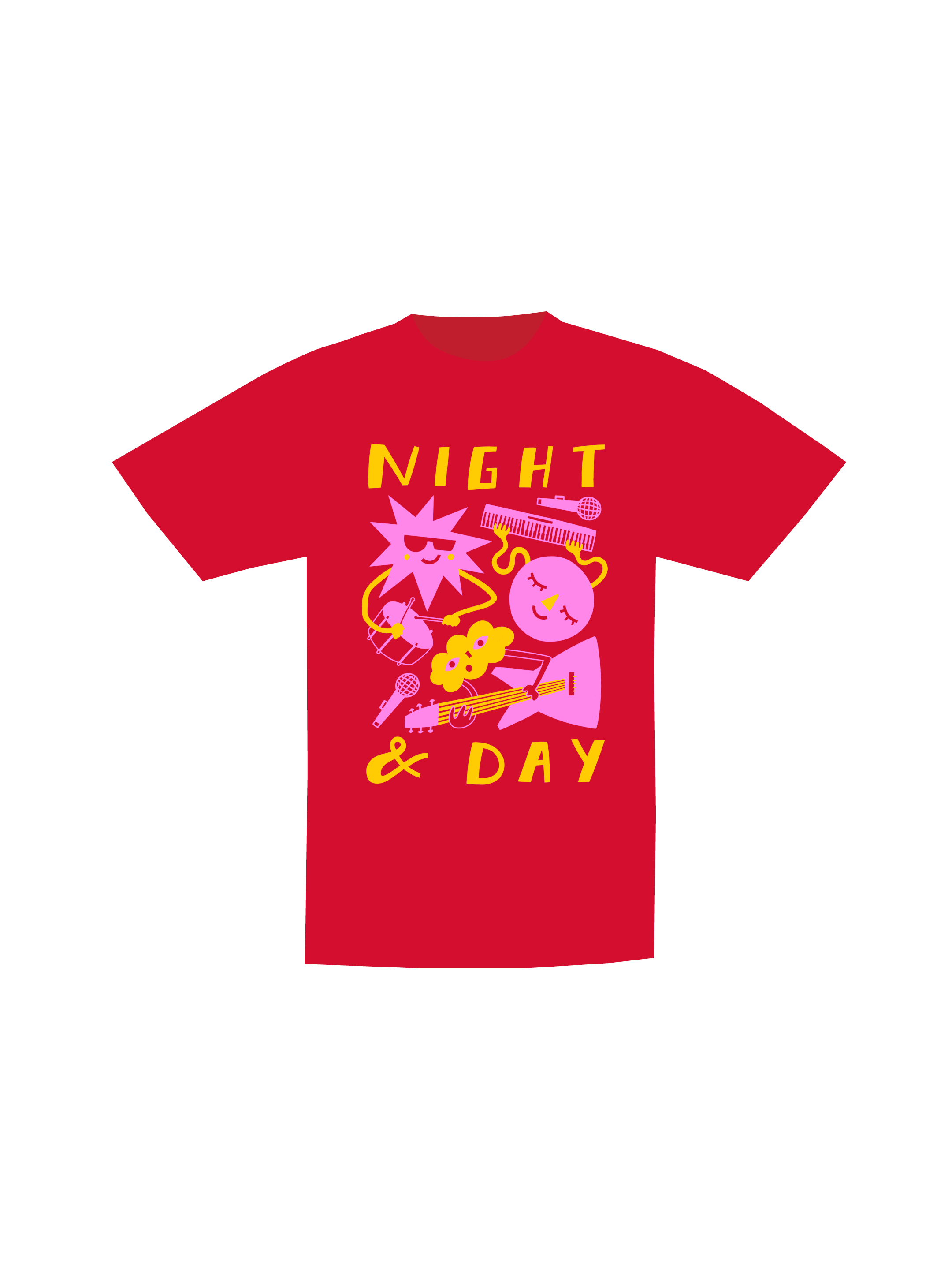 Kids Short Sleeve T-Shirts (Red)