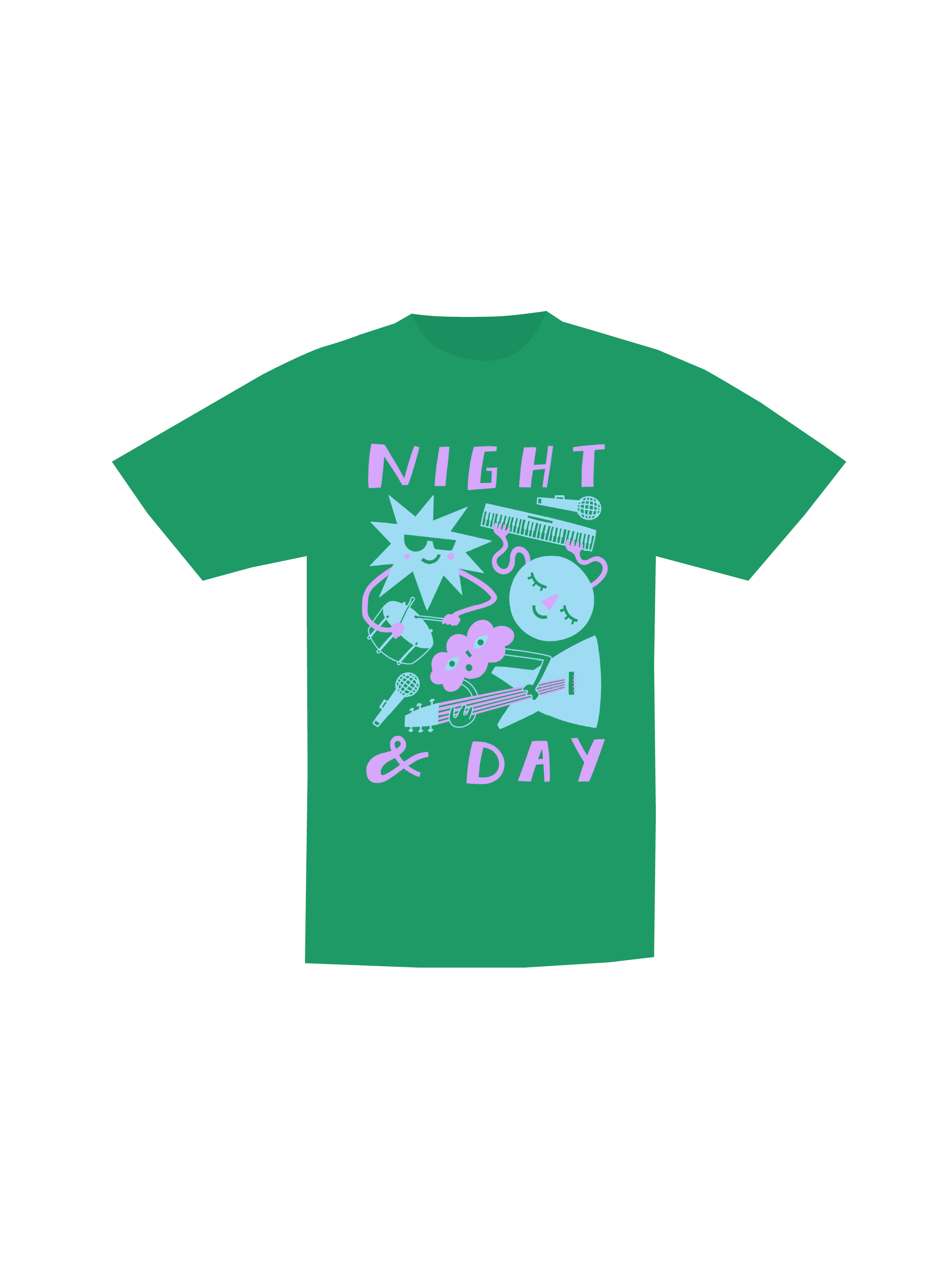 Kids Short Sleeve T-Shirts (Green)